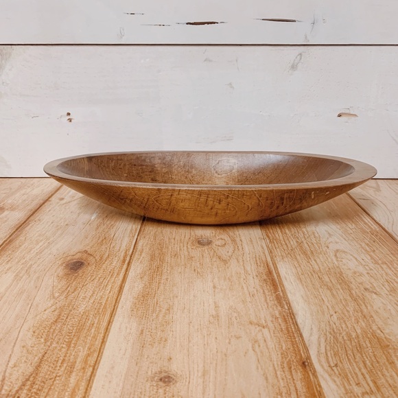 🏡Vintage Wooden Dough Bowl
